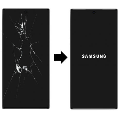 Výměna skla Samsung Galaxy Note 10 Plus