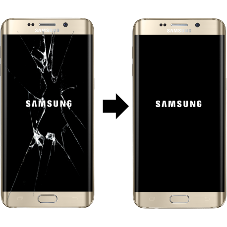 Výměna krycího skla Samsung Galaxy S6 Edge Plus